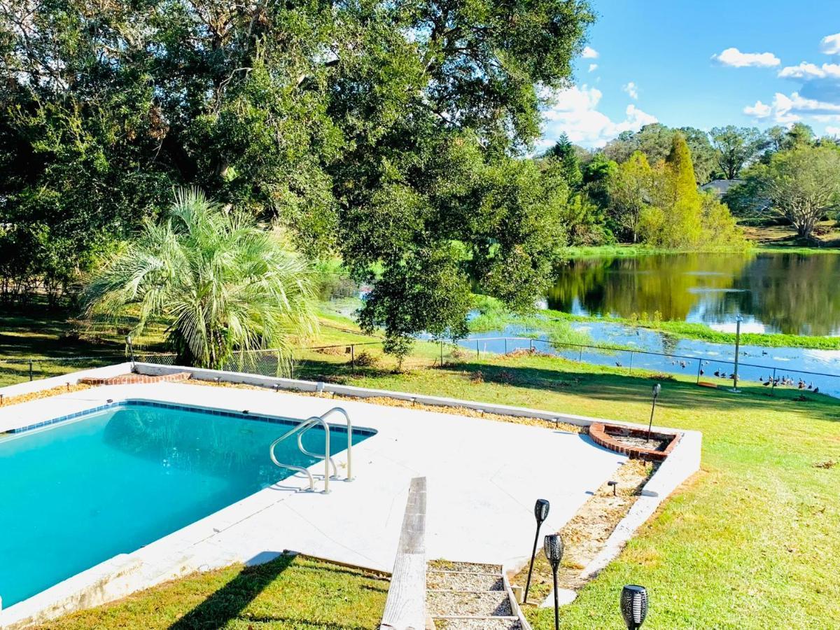 Stylish Lake Home With Huge Pool, Arcade With Ps5,And Theater Just 5 Min From Legoland Winter Haven Ngoại thất bức ảnh